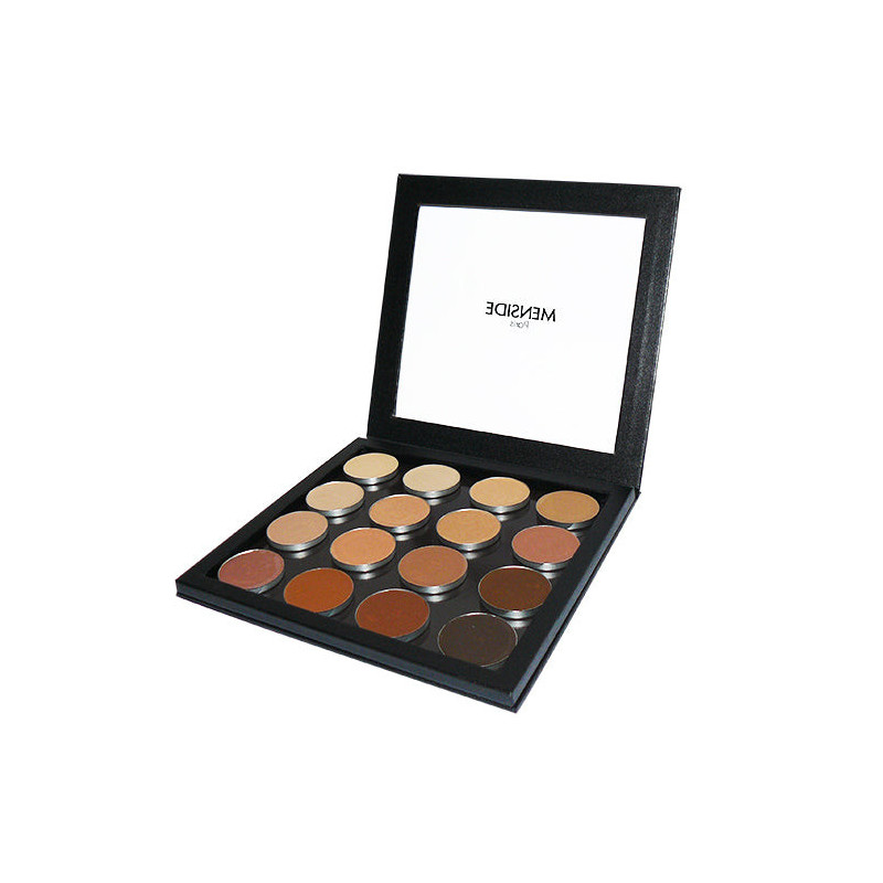 Palette 16 fonds de teint homme HD Mat 3 en 1 MENSIDE