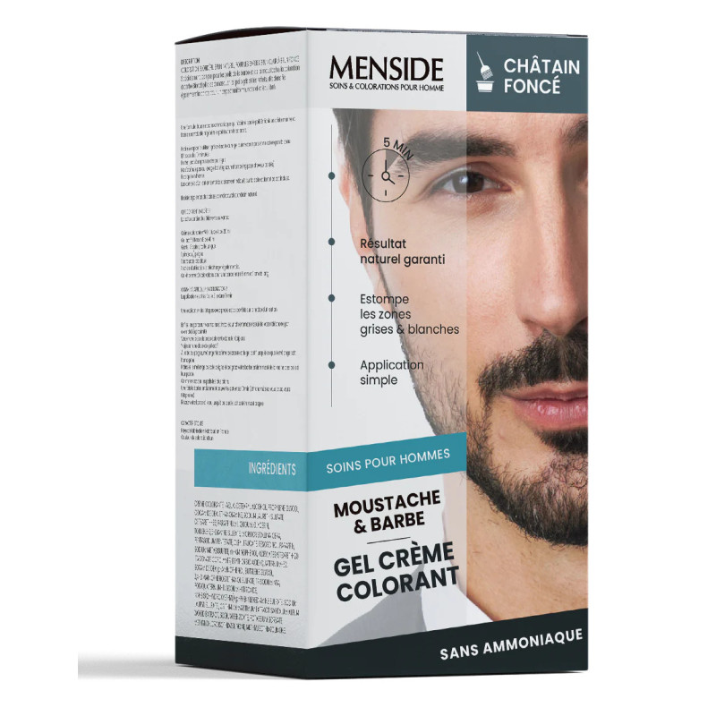 Kit Coloration Cheveux et Teinture Barbe / Moustache - Menside Paris