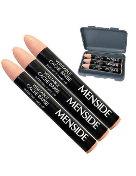 Véritable Cache barbe MENSIDE - Lot de 3 NORDICO avec étui de rangement
