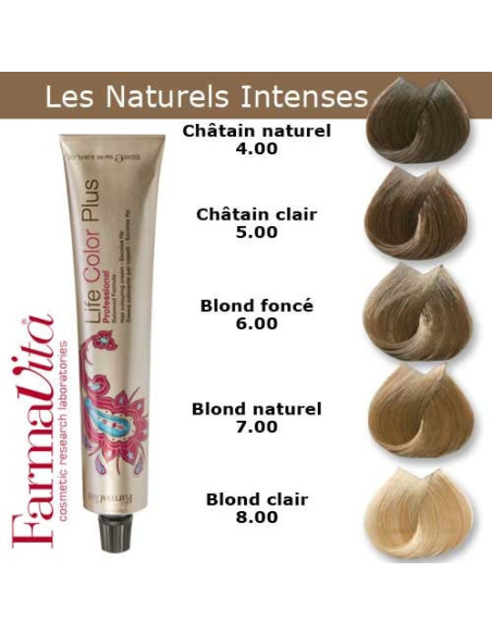 Coloration cheveux FarmaVita - Tons Naturels Intenses