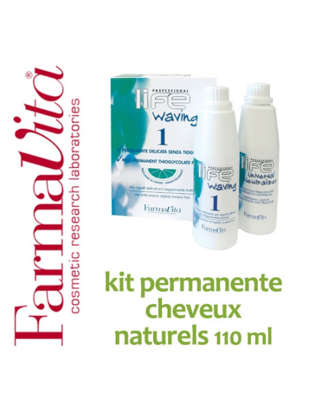 Kit permanente cheveux naturels FarmaVita - 110 ml