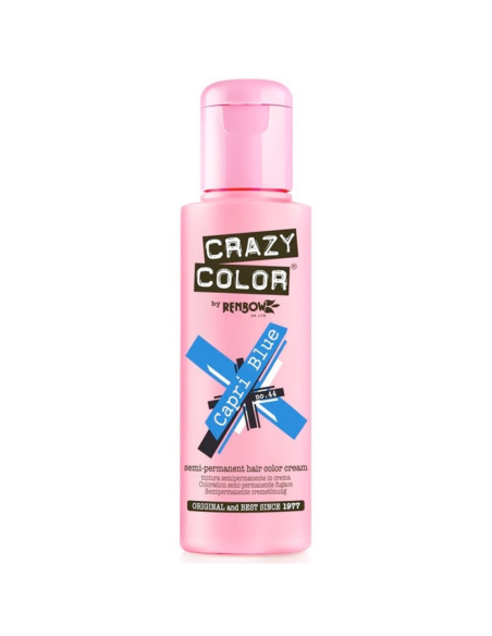 Coloration cheveux Crazy Color, Bleu Capri